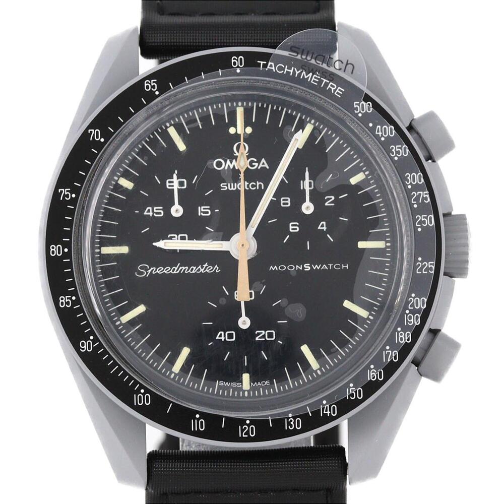 Swatch x Omega Mission to the Moon December SO33M102-112 Bioceramic Quartz Watch
